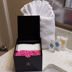 Chanel Vanity Tray Q Tip Pad Holder